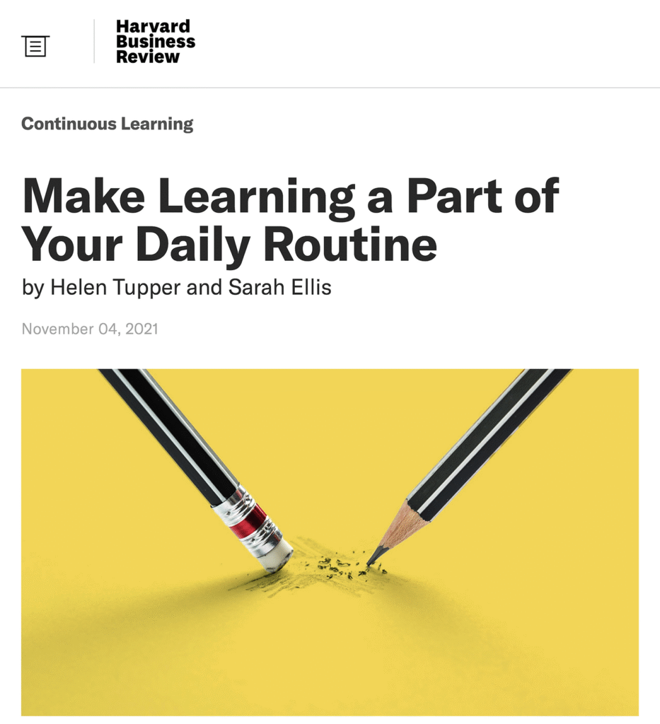 HBR ontleren als uitgummen