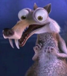 Squirrel uit Ice Age
